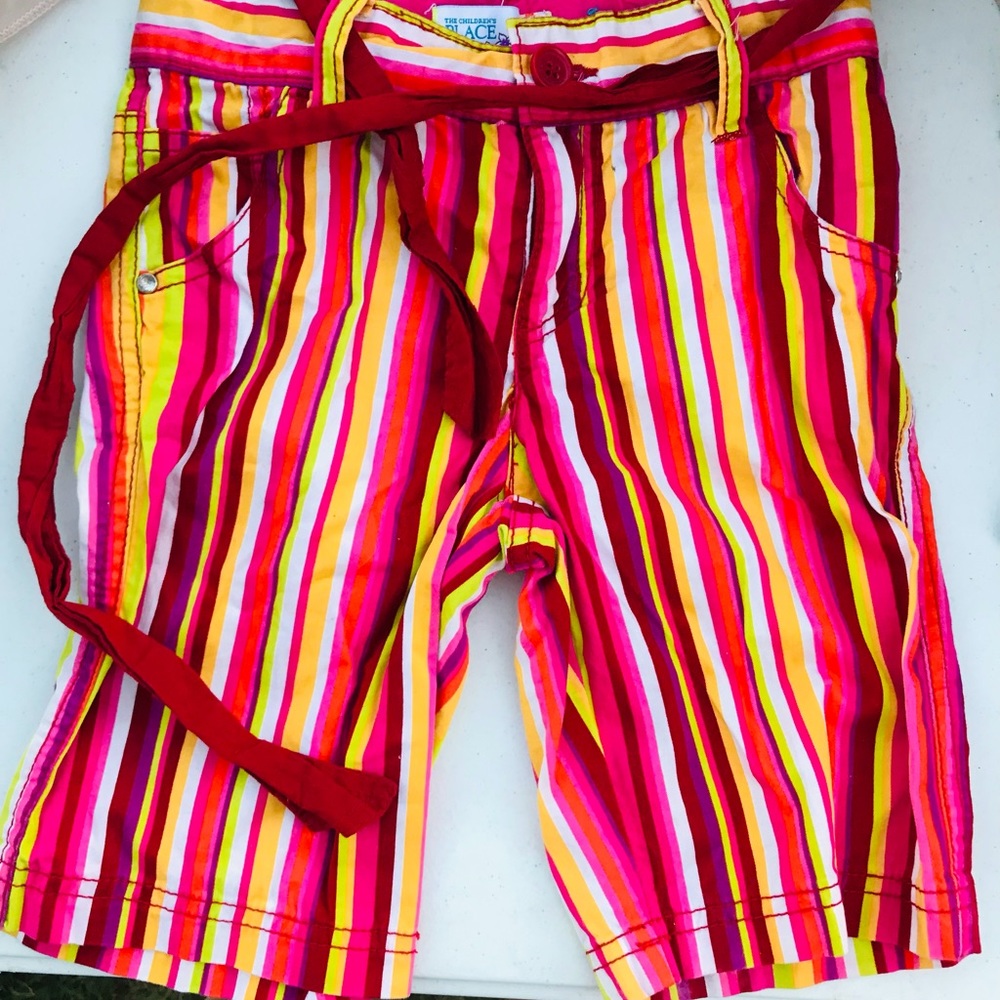 The children’s place girls striped shorts size 6